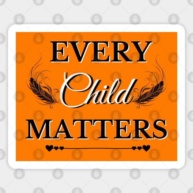 Every child matters, Orange Day, Youth Residential Schools Magnet by Lekrock Shop